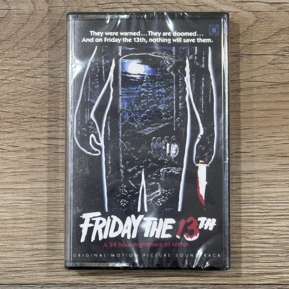 Friday the 13th SEALED Motion Picture Soundtrack Cassette 2023 Horror 80S Rare